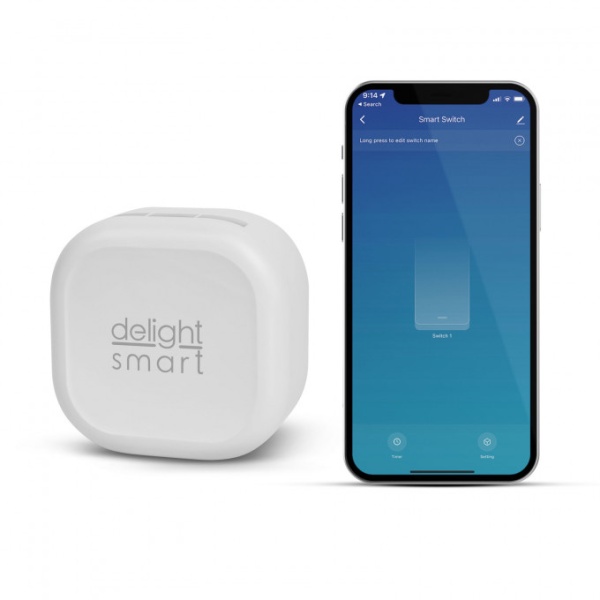 Delight Unitate De Control Comutator Smart Kinetic 100-240V AC max 15A Amazon Alexa Google Home IFTTT 55357